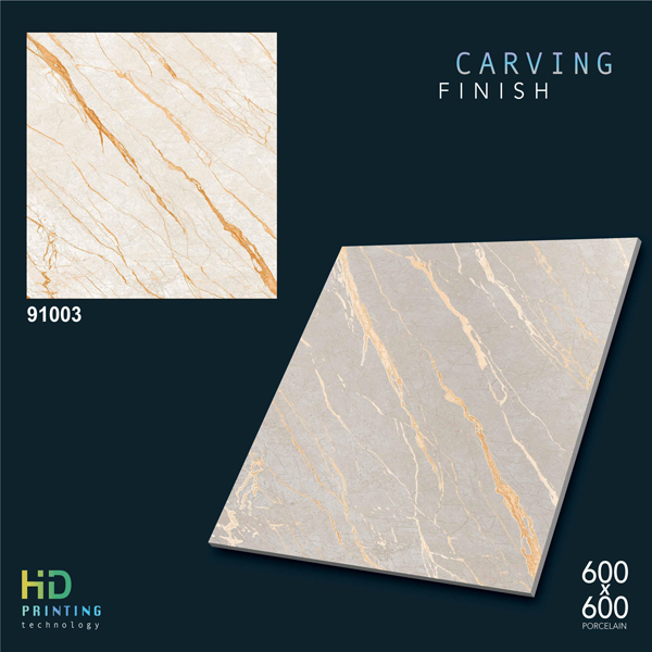 60x60cm carving finish floor tiles