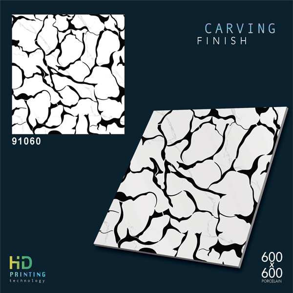 Ceramic floor tiles 60x60cm size