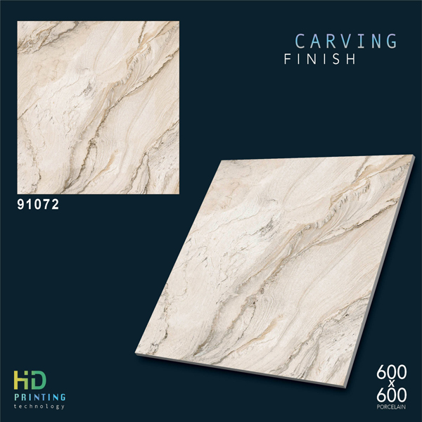 carving finish ceramic floor tiles